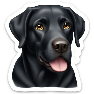 black labrador sticker