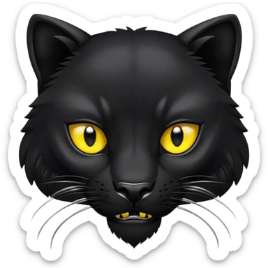 Animal pantera negra sticker