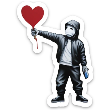 Banksy's Graffiti sticker