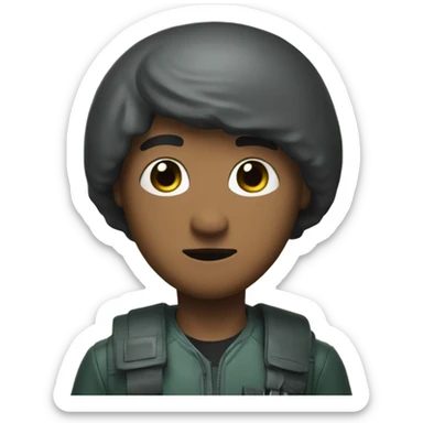 Hero of the series The Squid Game sticker