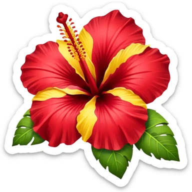 flower hawaian sticker