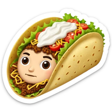 Taco Hero sticker