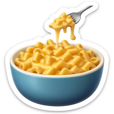 Macaroni and cheese sticker