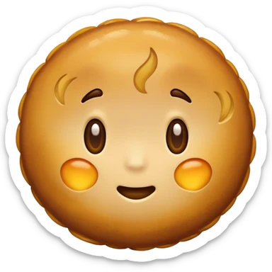 Make an emoji of the popular Dutch food "bitterbal" sticker