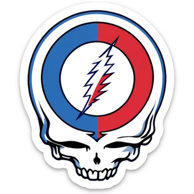 grateful dead steal your face sticker