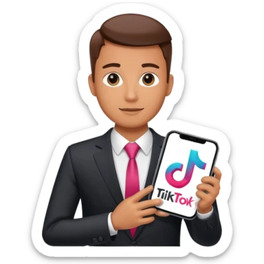  la certification  Tik Tok sticker