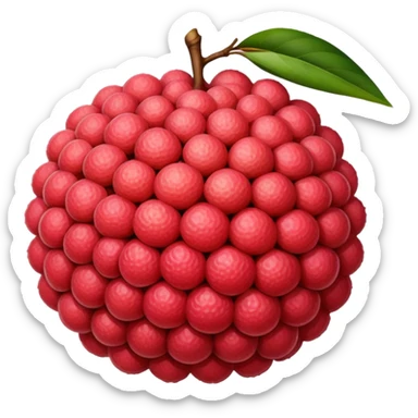 Lychee sticker