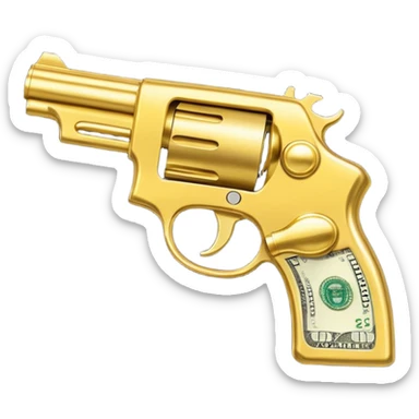 Tiktok money gun sticker