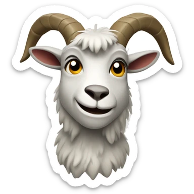 Billy goat boxing  sticker