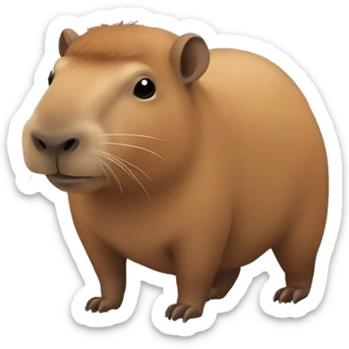 Capibara sticker