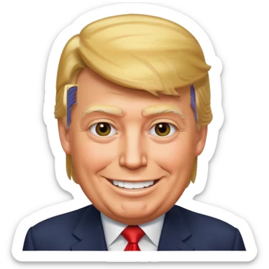 Donald Trump president sticker