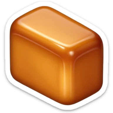 caramel candy sticker