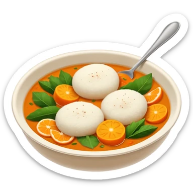 Idli and sambar sticker