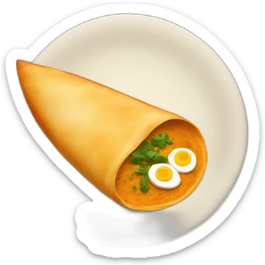 dosa south indian dish sticker