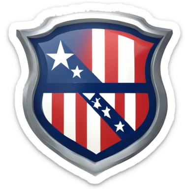 Atlético de Madrid escudo sticker
