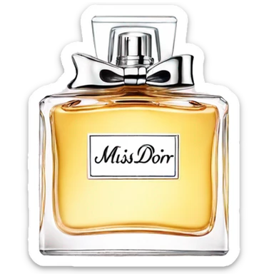 Miss dior perfume sticker
