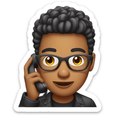 influencer on phone sticker