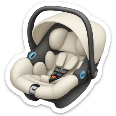 Infant car seat sticker