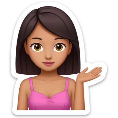 Happy rose day my love ashi in pink colour  sticker