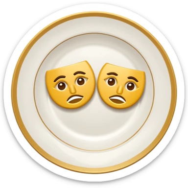 greek wedding broken plate  sticker