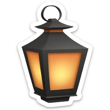 Oriental paper Latern sticker
