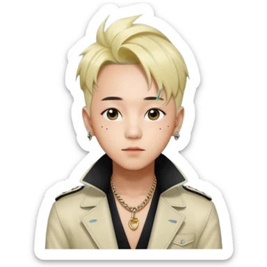 idol G-Dragon Bigbang group sticker