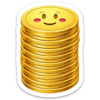 The secret to success emoji that looks like digital currency sticker