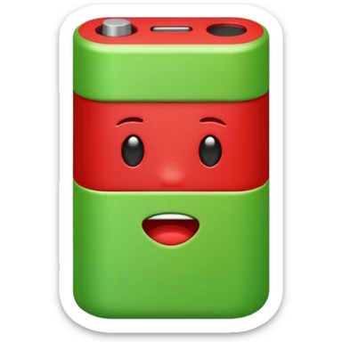 I want a emoji of low battery ang high battery sticker