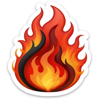 ❤️‍🔥🖤 sticker