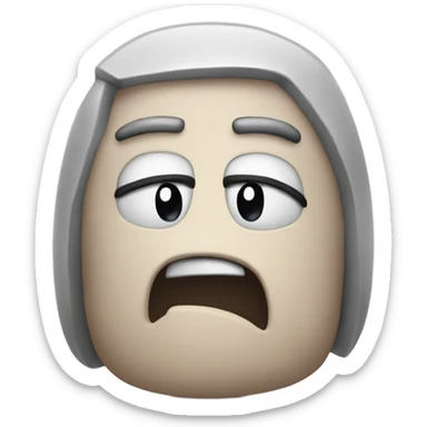 Disgusted at phone message sticker