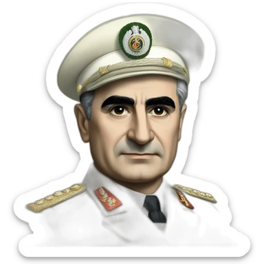 Mohammad Reza Shah Pahlavi sticker