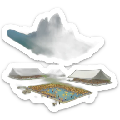 Lourdes camp sticker