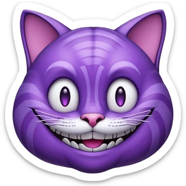 Cheshire Cat Emoji sticker