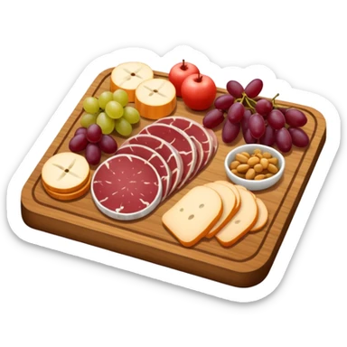 Charcuterie board sticker