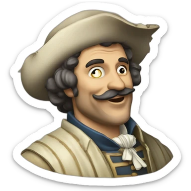 merigo the drunk man of vernice fresca play roled by giorgio panariello sticker