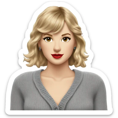 Taylor swift cardigan  sticker