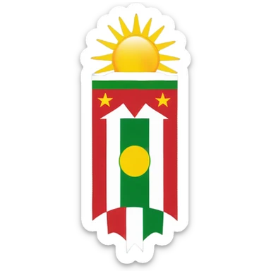 Kurdistan flag emoji sticker