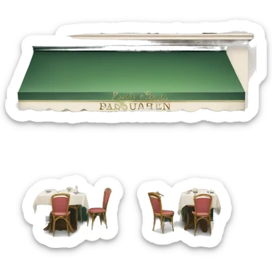 Parisienne restaurant  sticker