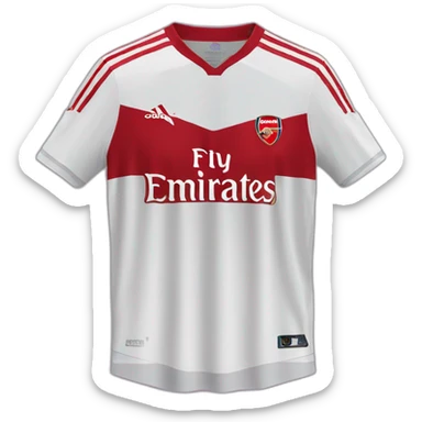 Arsenal home jersey 2023 sticker