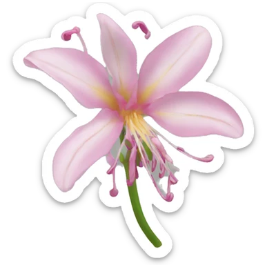 Honeysuckle flower sticker