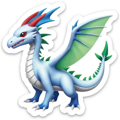 Reshiram-Flygon-Helioptile-Latios-Wailmer-fusion sticker