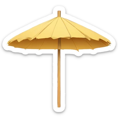 chinese paper umbrella  sticker