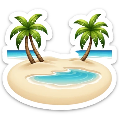Tropical sticker