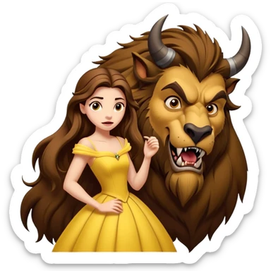 Beauty and the Beast sticker