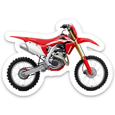 Honda CRF (Dirtbike) - Honda CRF250R (Model Year: 2022) (Iconic colour: Red) sticker