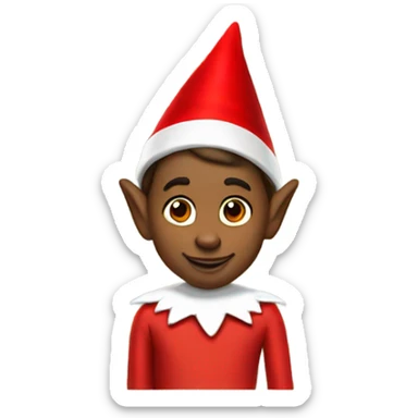Elf on the shelf  sticker