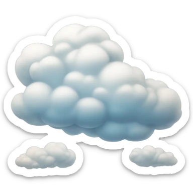 clouds sticker