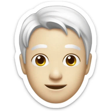 Goutte blanche sticker