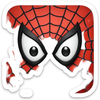I want spiderman face emoji sticker
