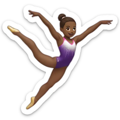 gymnastics sticker